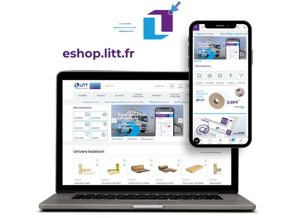eshop LiTT création de compte